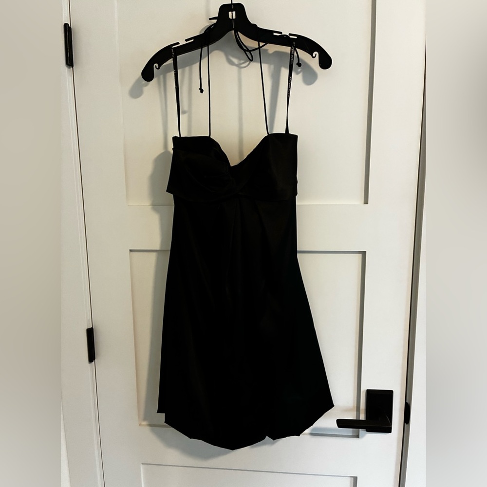 Morgan & Co. Black Silky black-tie Dress